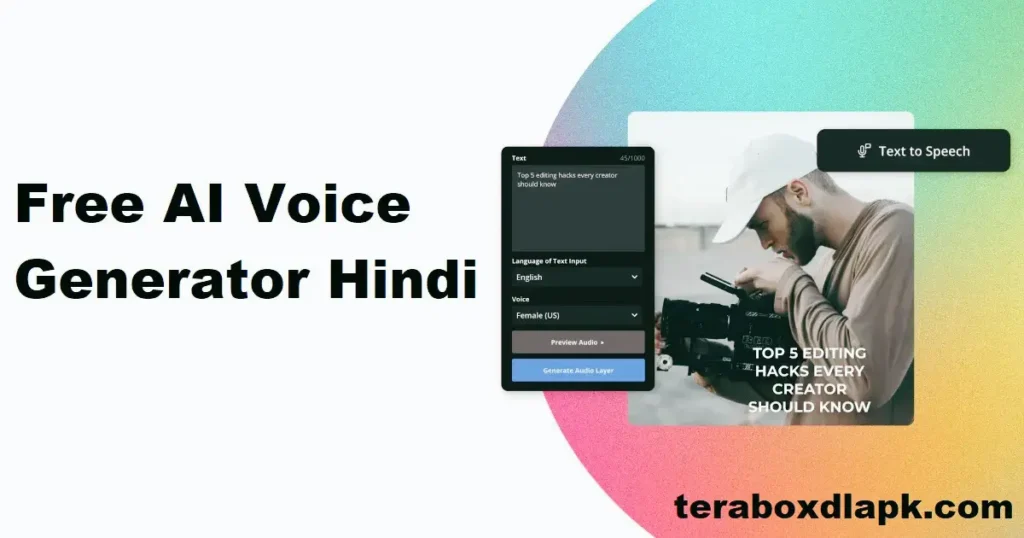 Free AI Voice Generator Hindi