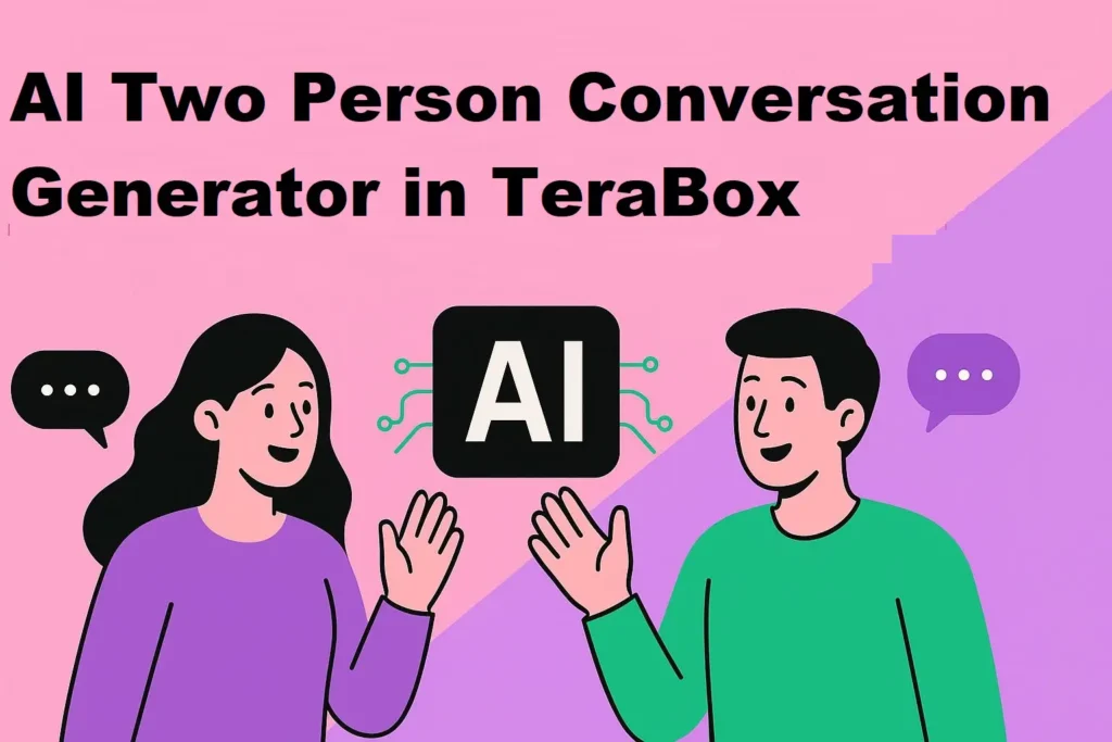 AI Two Person Conversation Generator in TeraBox